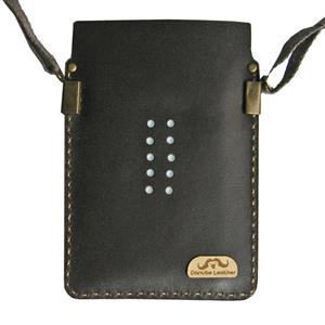 کیف گردن اویز چرم طبیعی دانوب مدل PH6 2 X32 مناسب برای گوشی موبایل تا سایز اینچ 