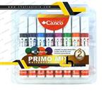 ماژیک وایت برد برند CANCO مدل پریمو میکس نوک گرد (8 رنگ) - بسته 12 عددی