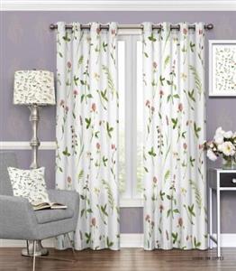 پرده پانچی اتاق خواب و پذیرایی طرح شیک گلی مدل اریسا