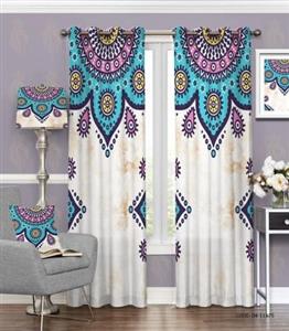 پرده پانچی شیک پذیرایی طرح سرسرا