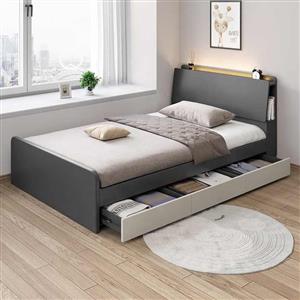 تخت خواب مدرن کشو دار کاتن مدل 889