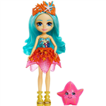 عروسک Dress-up Doll Royal Enchantimals Staria Starfish & Beamy Doll متل آمریکا