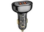 شارژر فندکی فست شارژ تایپ سی و یو اس بی یوسامز USAMS US-CC158 Fast Car Charger 125W