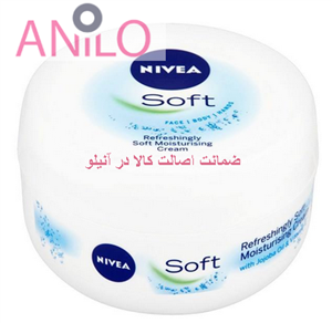 کرم مرطوب کننده نیوآ Nivea Soft حجم 100 میل کرم مرطوب کننده سافت  نیوآ حجم 100 میل