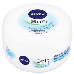 کرم مرطوب کننده نیوآ Nivea Soft حجم 100 میل کرم مرطوب کننده سافت  نیوآ حجم 100 میل