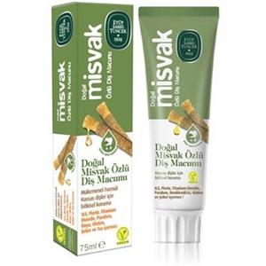 خمیر دندان ایوب صبری مدل Misvak حجم 75 میلی لیتر