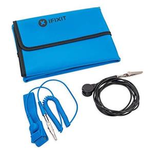 تشک ضد الکتریسیته ساکن قابل حمل iFixit Portable Anti-Static Mat  پد، بند مچ، سیم اتصال به زمین برای تعمیر لوازم الکترونیکی  ارسال 15 الی 20 روز کاری