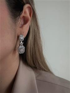 گوشواره طرح جواهر آویز