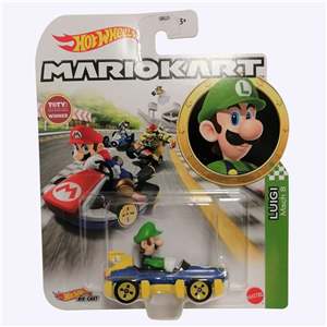 ماشین اسباب بازی GBG27 Hot Wheels Die Cast Nintendo Mariokart – Luigi متل آمریکا 
