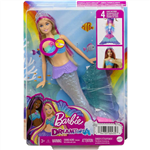 عروسک پری دریایی Dress Up Doll Barbie Magic Light متل آمریکا