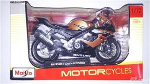 موتور بازی Maisto مدل Suzuki GSX R1000 Toys Motorcycle 