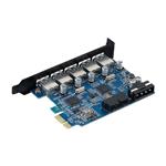 کارت PCI اکسپرس USB3 اوریکو 5 پورت 5021 کد 5530