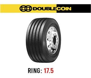 لاستیک خودرو دبل کویین مدل RT500 (گل جلو) سایز 235/75R17.5