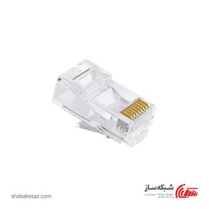 سوکت شبکه پی اس پی PSP Rj45 Cat6 UTP بسته 100 عددی