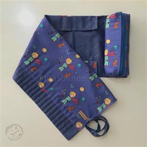 جامدادی رولی پارچه ای24تایی،شازده کوچولو و دایناسوری(موجود نیست)،همراه جامدادی(جامداد رنگی)