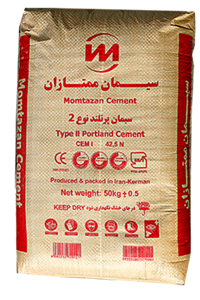 سیمان سیاه پاکتی 50 کیلویی تیپ 2 ممتازان کرمان