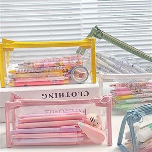 جامدادی و کیف آرایشی شفاف فانتزی و جذاب جادار