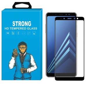 محافظ صفحه نمایش شیشه ای استرانگ مدل Hyper Fullcover مناسب برای گوشی سامسونگ گلکسی A8 Plus 2018 