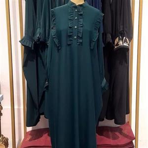 مانتو عبایی شیک گشاد  کد027