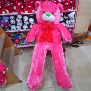 عروسک خرس شاسخین بزرگ متری ( ارتفاع حدود 110 ) با پارچه سوزنی پر شده با الیاف ضد حساسیت