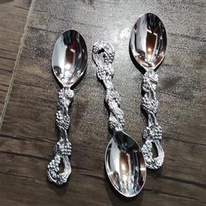 قاشق آجیل خوری ،قاشق مجلسی سنگین،طرح خوشه انگور