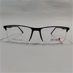 عینک طبی مشکی برند سیلوستر مدل نیم فریم مقاوم برای ساخت هرنوع عدسی