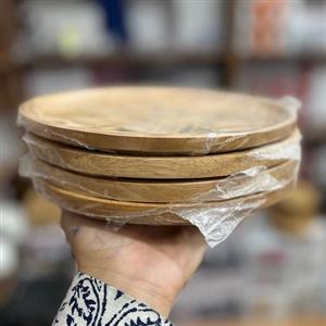 سینی گرد بامبو قابل شستو شو