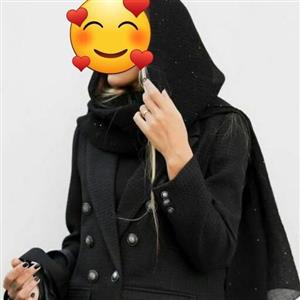 شال پلیسه  فنری شاین وارداتی  تک رنگ مشکی بسیار نرم ولطیف وسر نیست