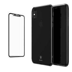کاور باسئوس مدل Dropprof soft tpu به همراه محافظ صفحه نمایش مناسب برای گوشی موبایل ایفون x/10