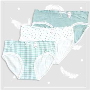 شورت زنانه طرحدار سبز - در 5 طرح