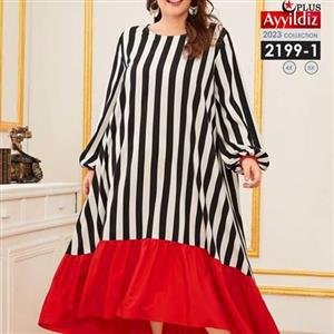 پیراهن راحتی زنانه سایز بزرگ