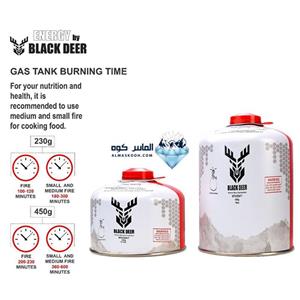 کپسول کوهنوردی 450 گرمی بلک دیر BLACK DEER اورجینال ساخت کره