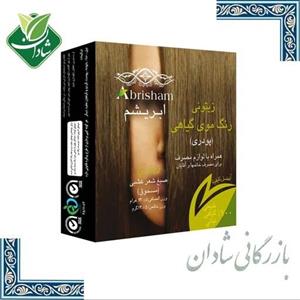 رنگ مو گیاهی (زیتونی) ابریشم همراه با لوازم 130 گرم 
