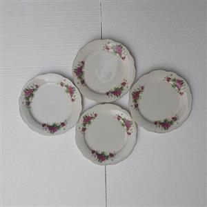 بشقاب میوه خوری گلسرخی