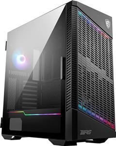 MSI MPG VELOX 100P AIRFLOW Mid-Tower PC Case - E-ATX Motherboard Capacity Tempered Glass Door Optimized for Airflow Mystic Light Supports 2 x 360mm Radiators amp Side Ventilation Configurations - ارسال 10 الی 15 روز کاری 