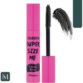 ریمل حجم دهنده GABRINI مدل super size me با پیگمنت بالا حجم ۱۰ میل