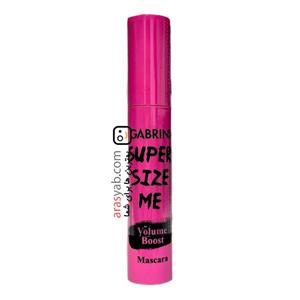 ریمل حجم دهنده GABRINI مدل super size me با پیگمنت بالا حجم ۱۰ میل