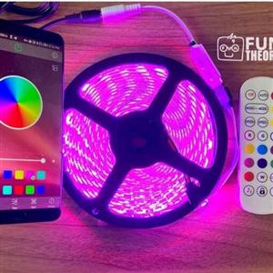 ریسه نواری 5 متری RGB گیمینگ ار جی بی موزیکال musical lighiting