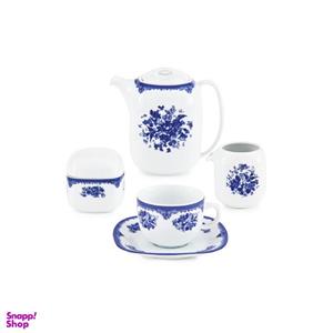 سرویس چینی 17 پارچه چای خوری کواترو زرین