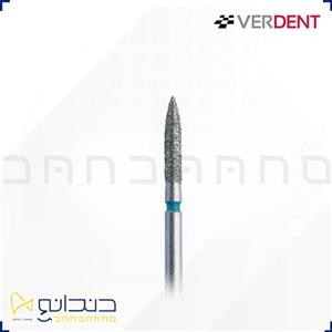 فرز الماسی شعله شمعی کوتاه وردنت - Verdent 249 Diamond Bur