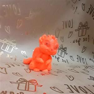 عروسک اژدها نارنجی(فیگور نرمالو)11