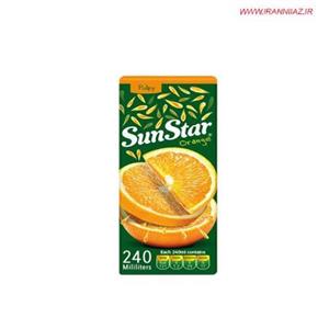 ابمیوه پالپی پرتقال سان استار 220 گرمی