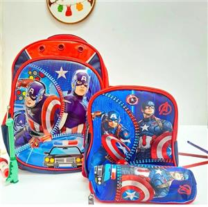 کوله پشتی پسرانه طرح کاپیتان آمریکا