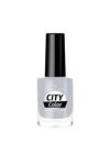 لاک ناخن سیتی کالر City color رنگ خاکستری شماره 89 گلدن رز Golden Rose