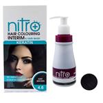 شامپو رنگ مو نیترو پلاس Nitro Plus.قهوه ای بلوطی ۴.۶ 