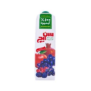 آبمیوه مخلوط میوه های قرمز 1 لیتری سن ایچ