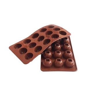 قالب سیلیکونی شکلات دایره نگینی