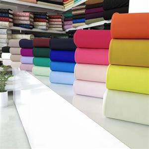 پارچه کرپ اندونزی ( بدون چروک و آبرفت و پرز .رنگ ثابت )