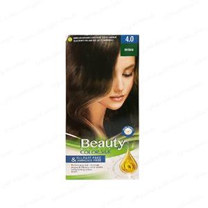 کیت رنگ مو Maxx Deluxe سری Golden Beauty شماره 4.0 پایه رنگ قهوه ای