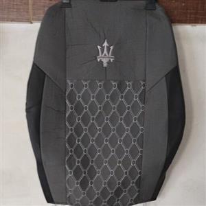 روکش صندلی پرشیا طوسی مشکی جنس جودون چرم مدل مازراتی الگو فابریک